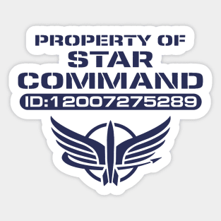 Property of Star Command V1 Sticker